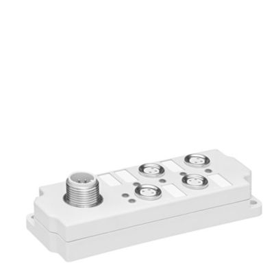 AVENTICS-Serie CON-RD 4x Pneumatik Passivverteiler mit Kabel- und Rundsteckverbinder
